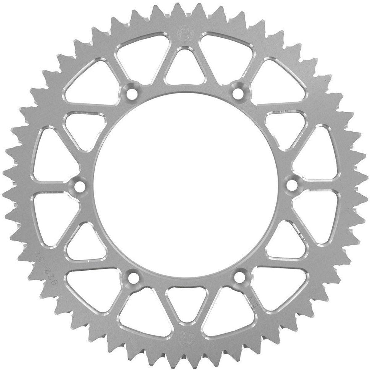 Holeshot 224l-520-47 520 Chain Aluminium Achtertandwiel Zilver 47t