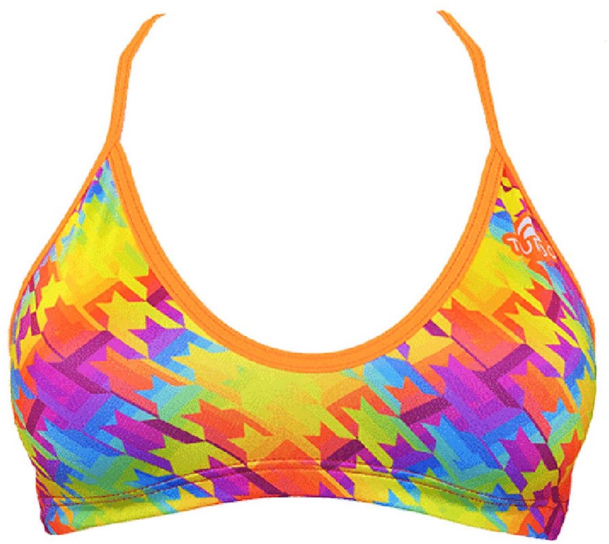 Turbo Mare Chevi Rainbow Bikinitop Veelkleurig M Vrouw Orange