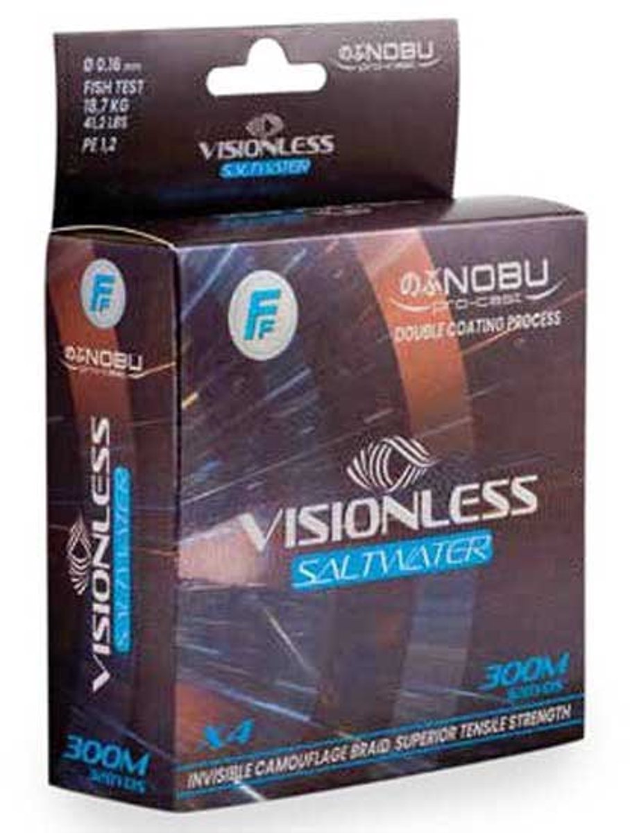 Fishing Ferrari Nobu Visionless Saltwater 500 M Gevlochten Vislijn Transparant 0.180 mm
