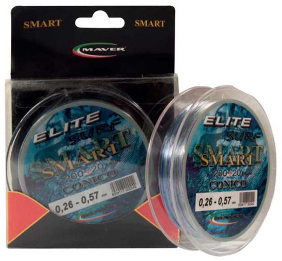 Bas de ligne conique Maver Elite 220 M transparent 0,160-0,370 mm
