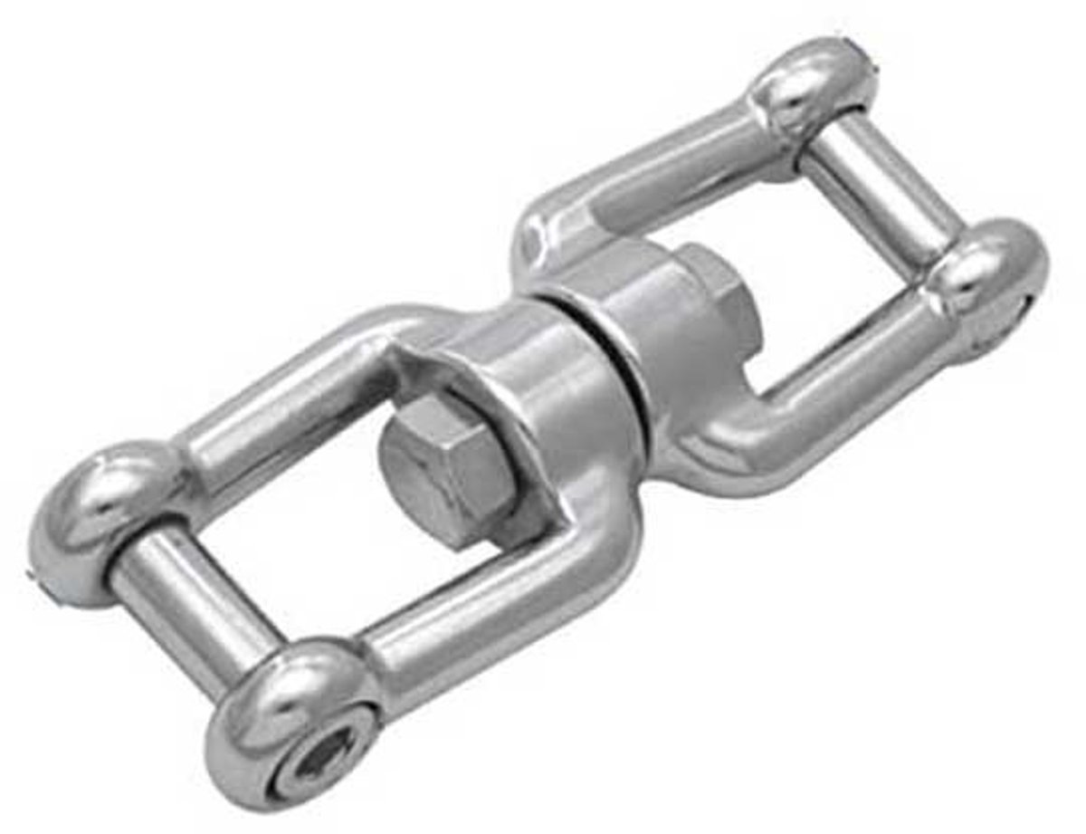Lalizas Jaw&jaw Interne Zeshoekige Inox 316 Draaibaar Zilver 8 mm