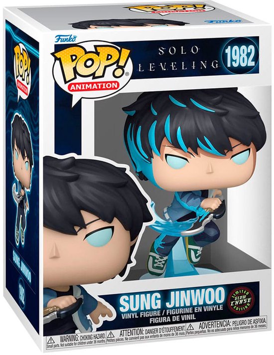 Solo Leveling Sung Jinwoo (Chase Edition möglich) Vinyl Figur 1982 Funko Pop! standaard