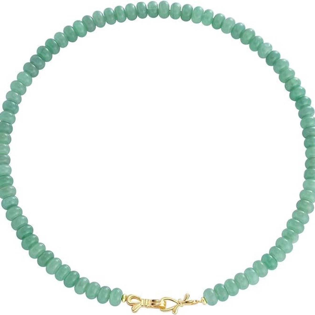 Helin life ketting dames-Kralen kettingen-Groen natuursteen steen- Handgeweven-Handgeweven-Geschenkdoos en wenskaart- Cadeautjes
