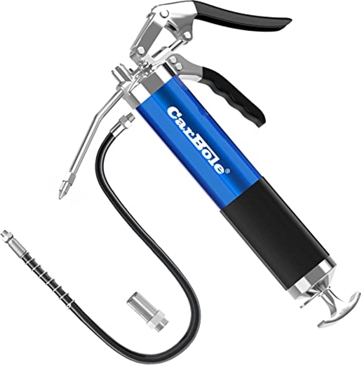 Vetspuit 8000PSI met 18 Inch Flexibele Slang en Metalen Verlengstuk