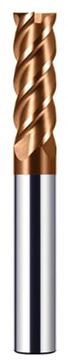 Hardmetaal Frees 8mm, 4 Tanden CNC Frees voor Staal, Metaal, Hout, Acryl en Kunststof