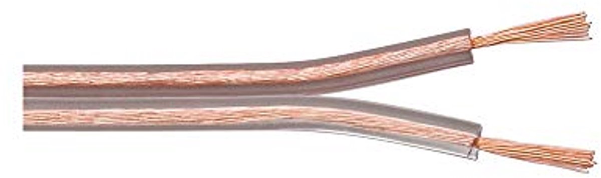 Luidsprekerkabel 2 x 2,5 mm² CCA - Audiokabel voor Subwoofers en Hifi-installaties (10 m)