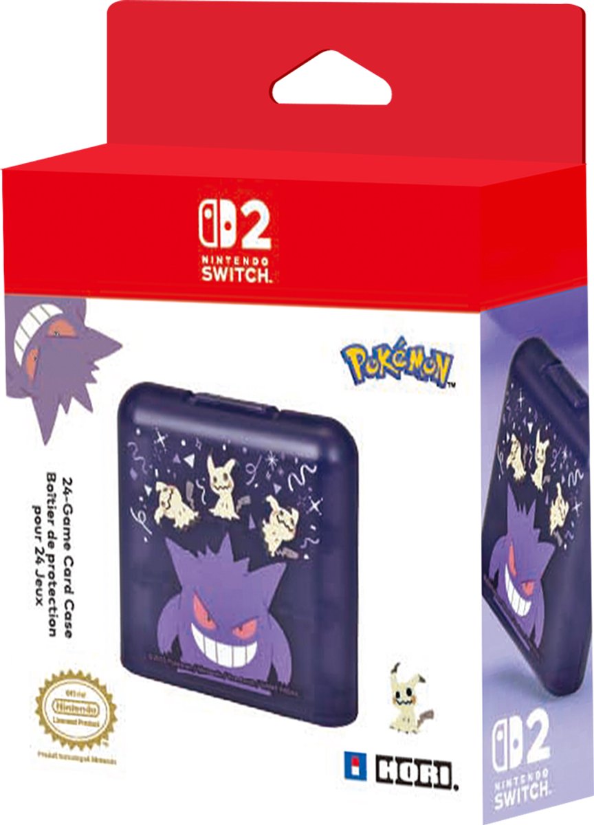 Hori Game Card Case 24 Gengar & Mimikyu