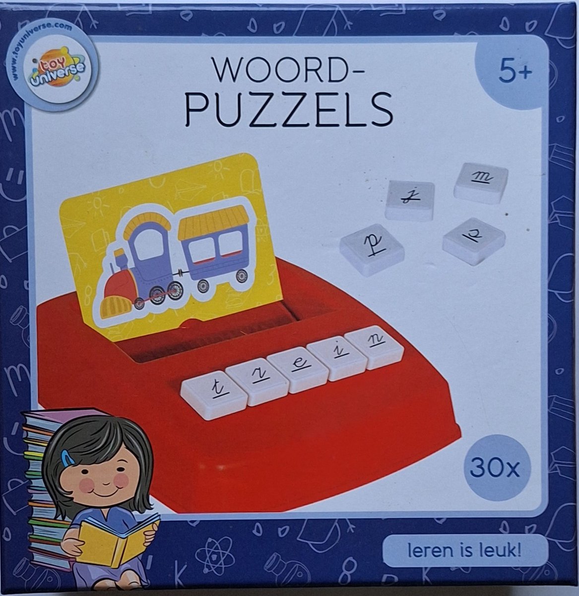 Woord-Puzzels 5+ Leren is leuk.