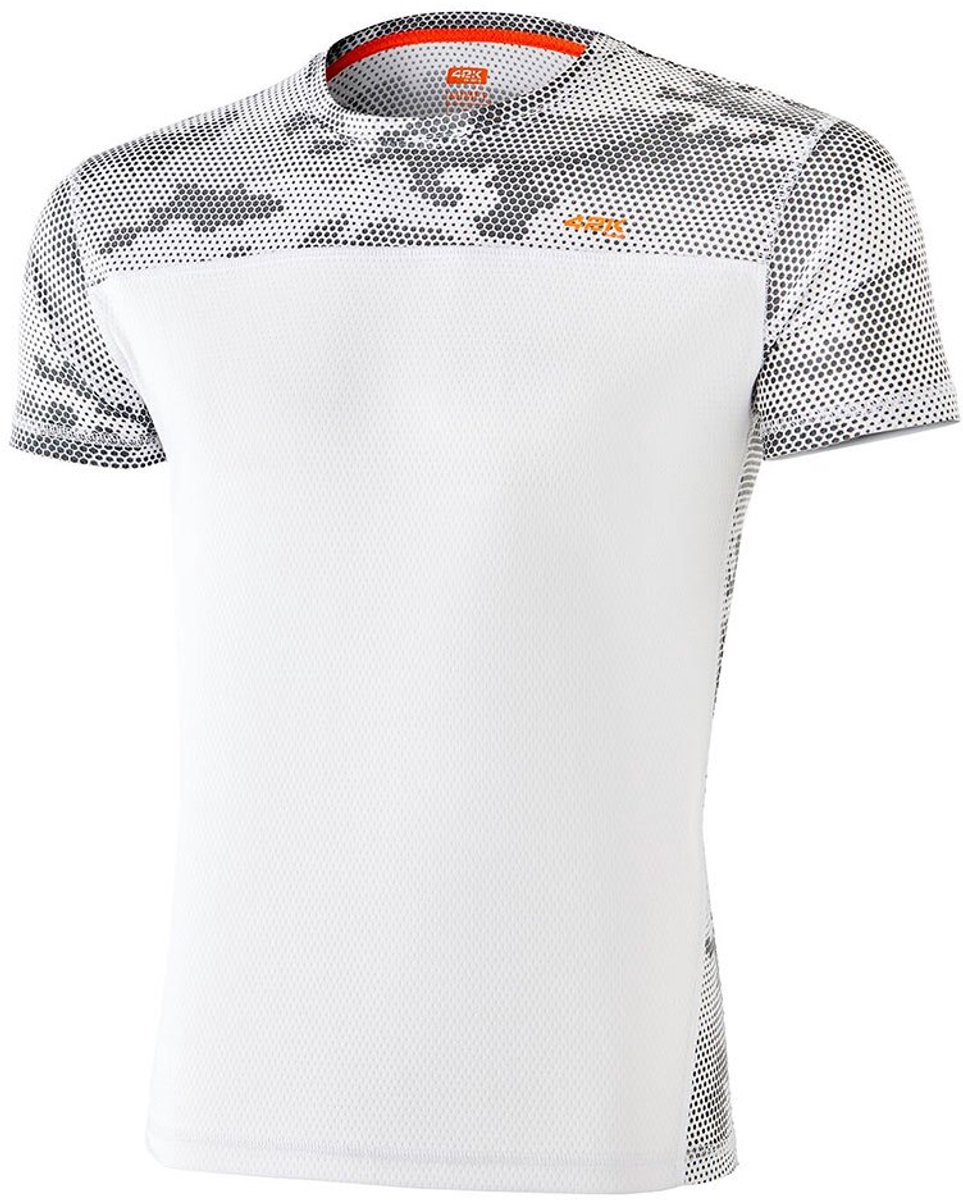 42k Running Mimet T-shirt Met Korte Mouwen Wit XS Man