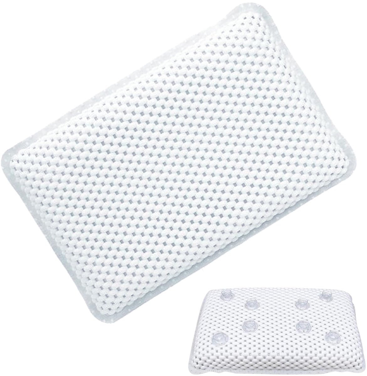 Ibenzoa® Comfortabel badkussen met stevige zuignappen voor ultieme ontspanning