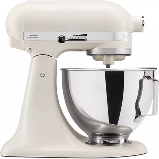 Kitchenaid Keukenrobot 5KSM95PSEPL 4,3L - Porselein wit - 3 menghaken van Merkloos — afbeelding 3