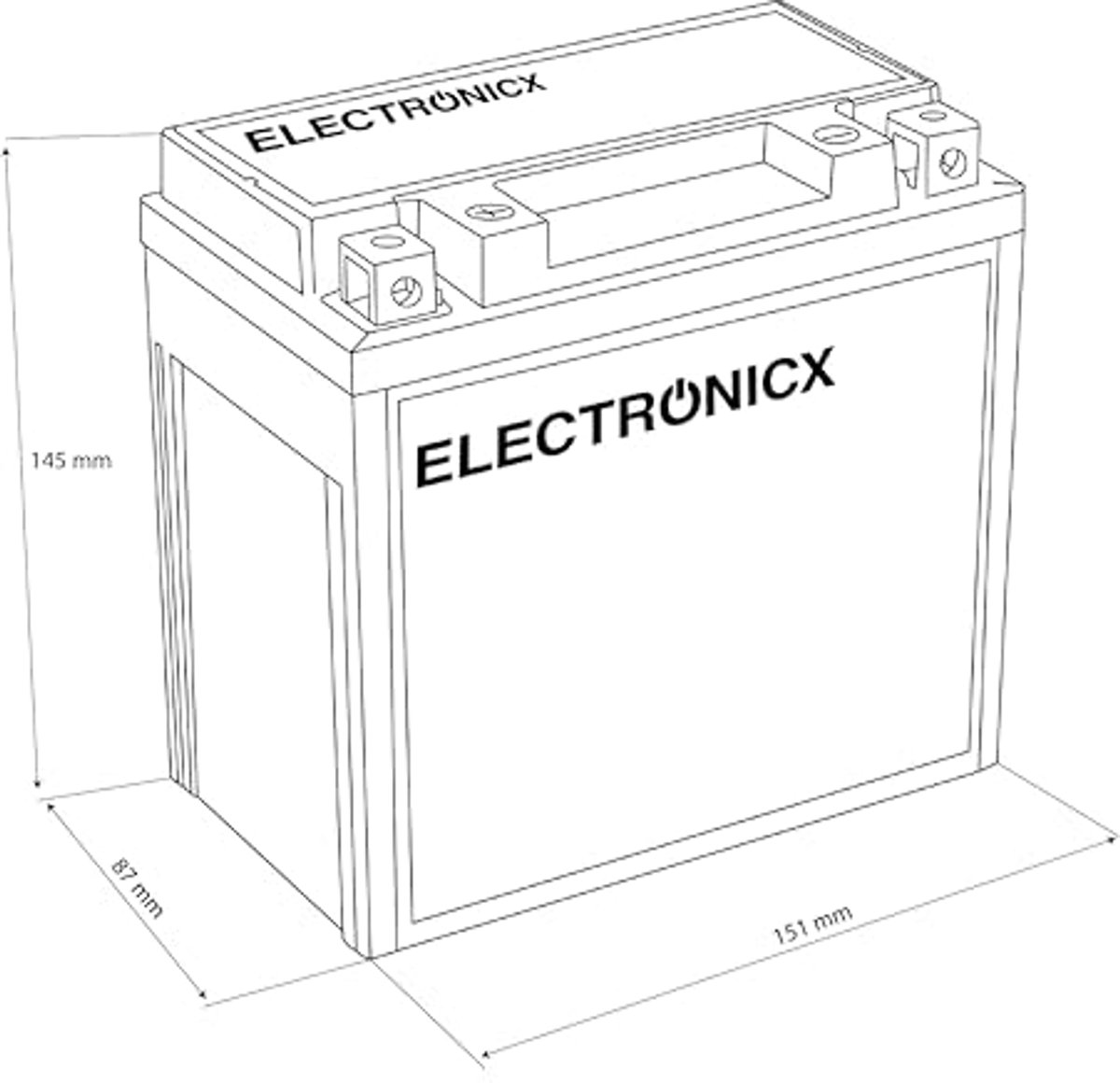 AGM 12Ah 12V Accu - Betrouwbare energieoplossing voor diverse toepassingen