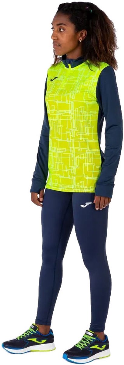Joma Elite Viii Sweatshirt Geel,Blauw S Vrouw