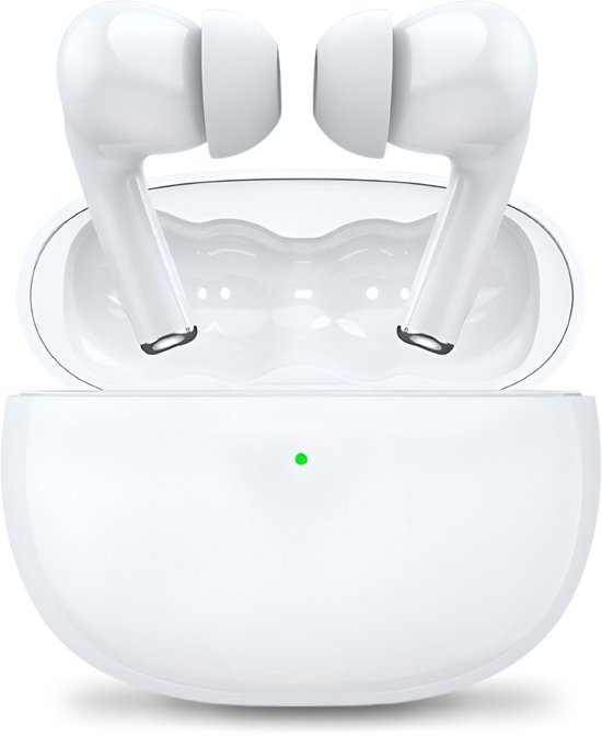 GØDLY V Premium Draadloze Oordopjes - Bluetooth - Oortjes Draadloos - Sport Earpods - Geschikt voor Apple & Samsung - Wit