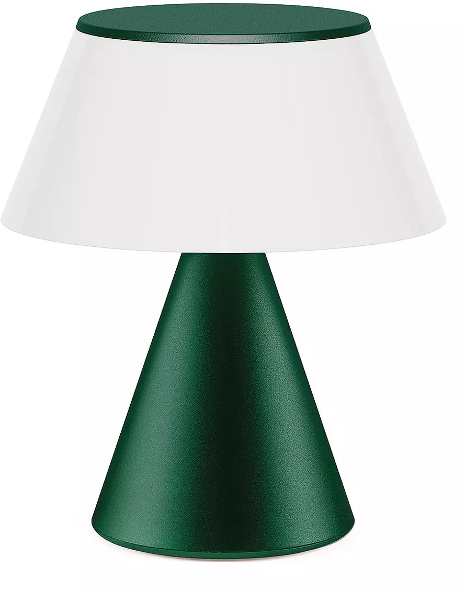 Lexon Luma M LED-lamp ciemnogroen/dark green LH87DG1