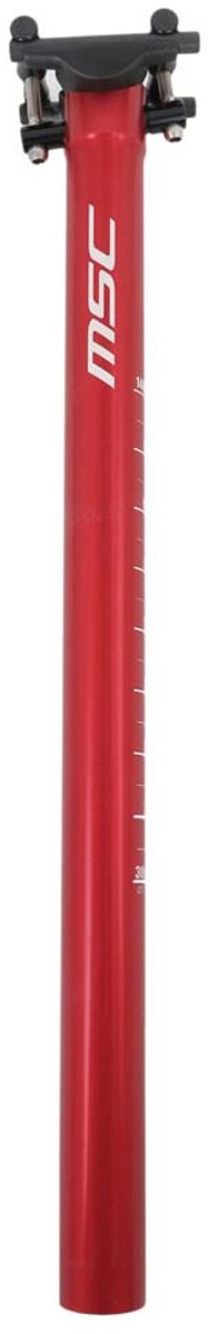 Msc Ultralight Zadelpen Rood 410 mm / 31.6 mm
