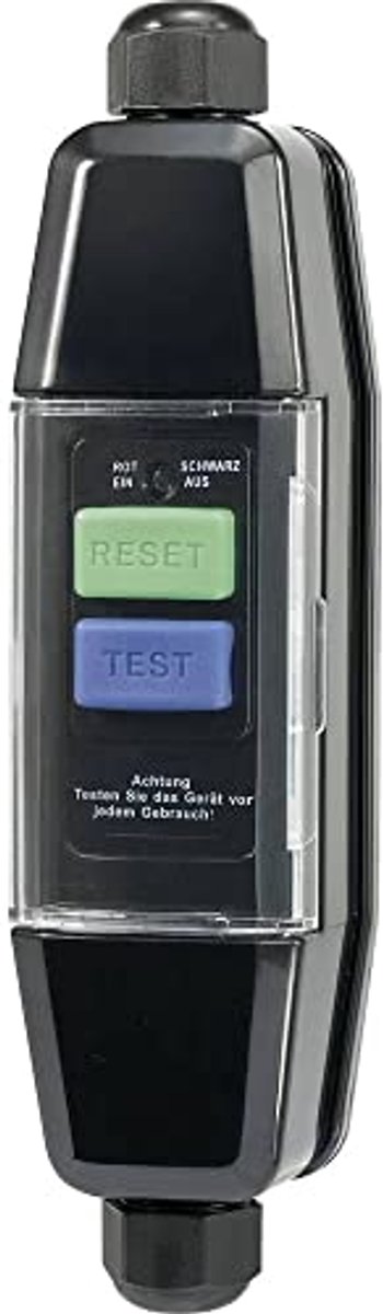 Tussenschakelaar voor Persoonsbescherming 230 V/AC Zwart IP55