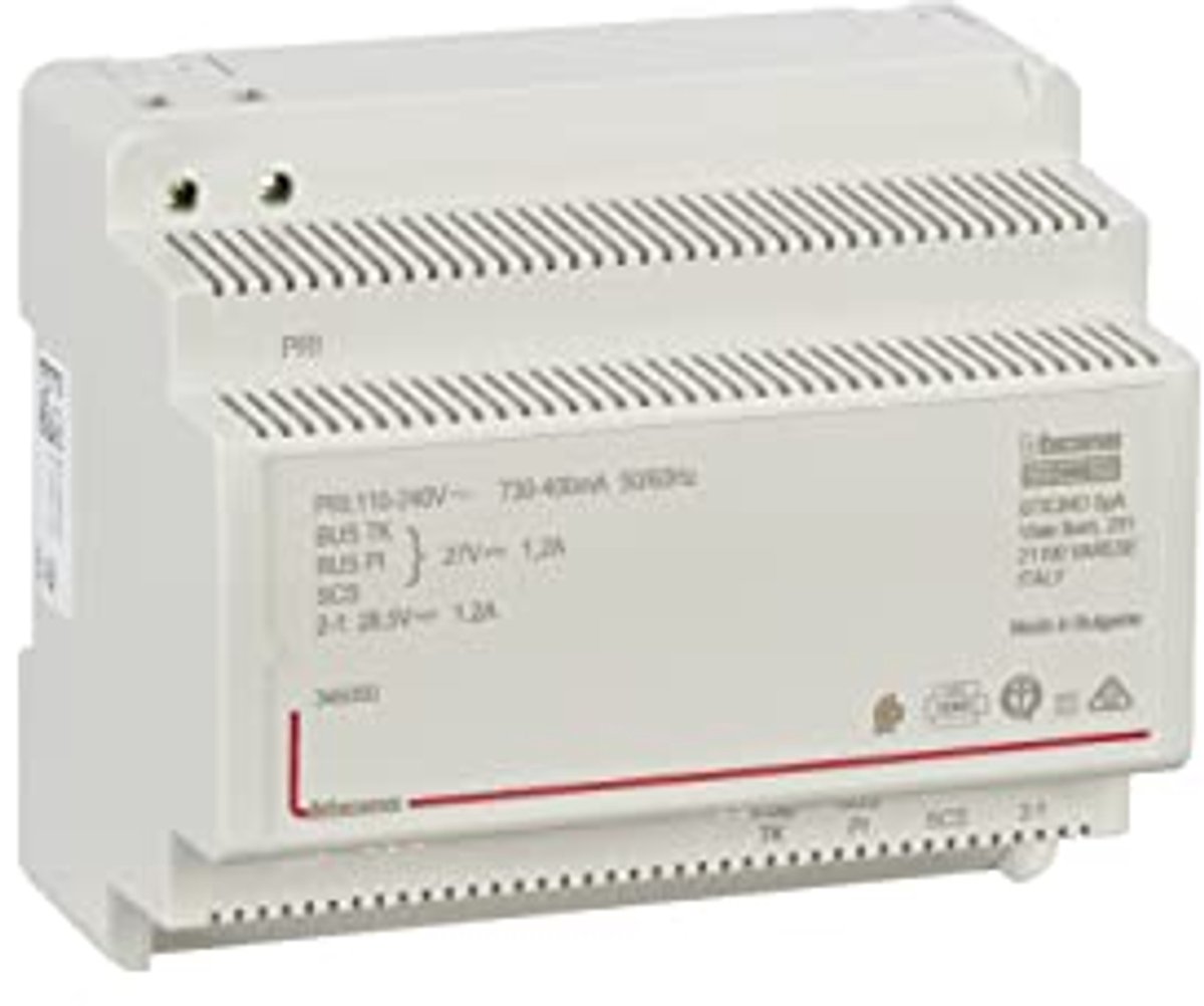2-draads serieinbouwvoeding voor audio- en video-deurintercomsystemen met videoadapter