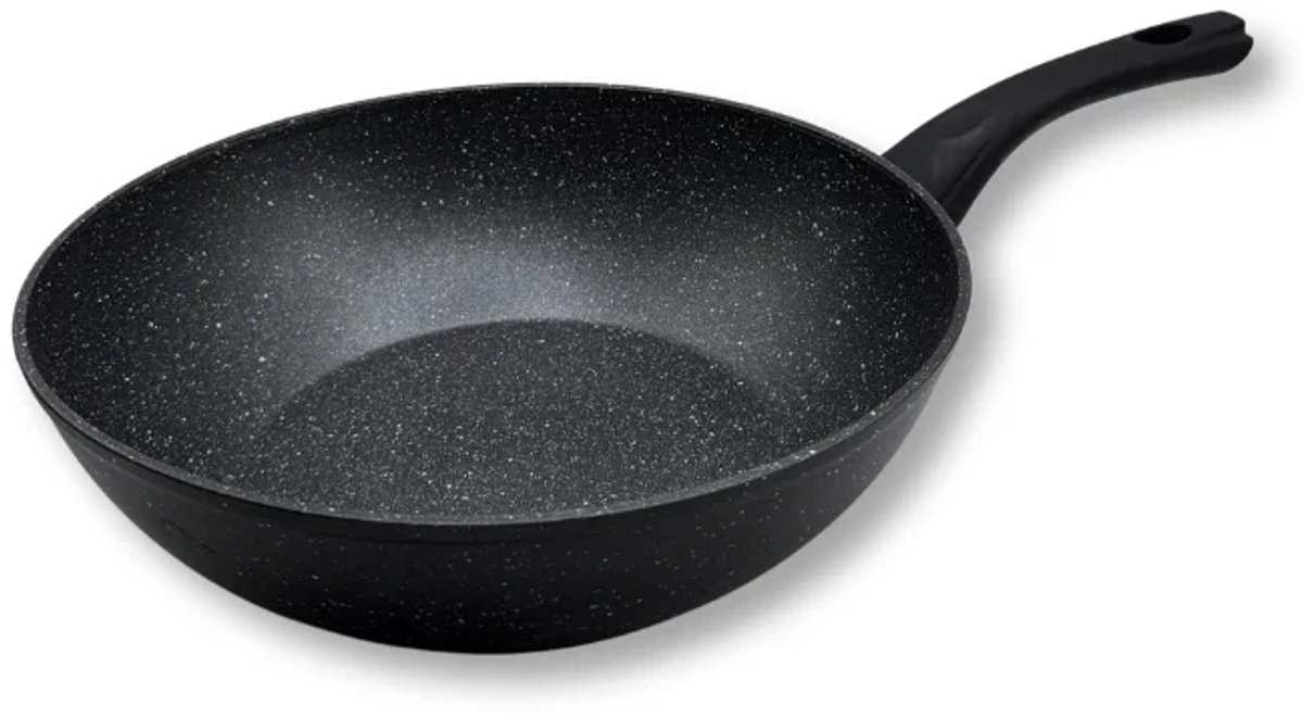 Wokpan Ø 32cm - Inductie - Anti-Aanbak - Alle Warmtebronnen - PTFE en PFAS vrij