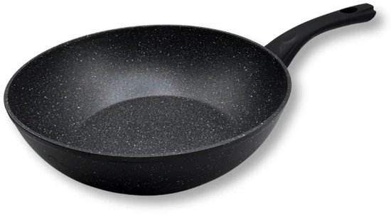 Poêle Wok Ø 32cm - Induction - Antiadhésive - Tous feux - Sans PTFE ni PFAS