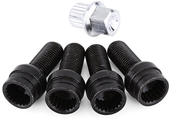 Wielbout M14 x 1,25 43 Kegel Zwart | M1425KE43W
