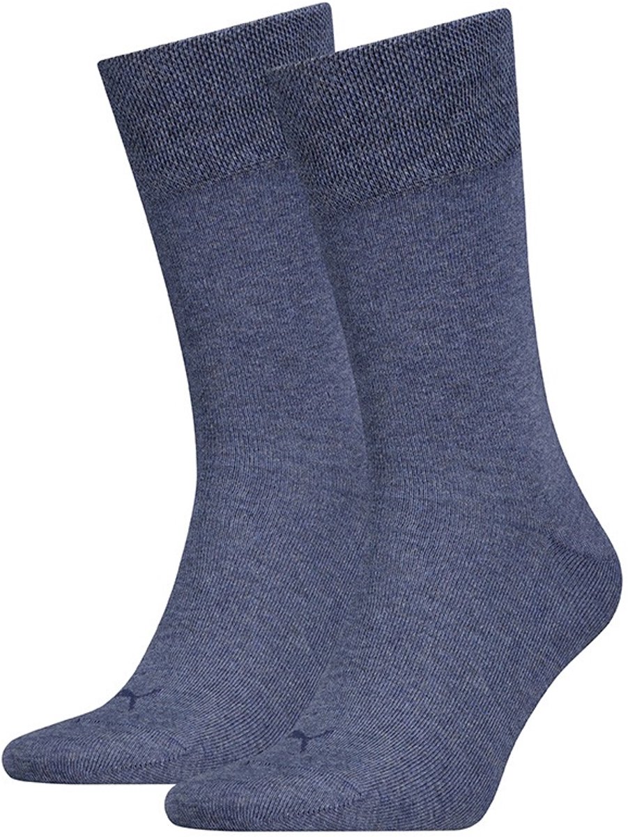 PUMA Herensokken Classic Piquee 2-Pack Blauw