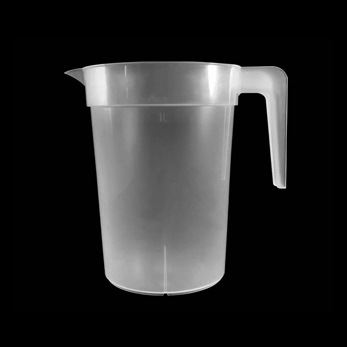 BIER PITCHER/SCHENKKAN 1 L. (3 STUKS) HERBRUIKBAAR.