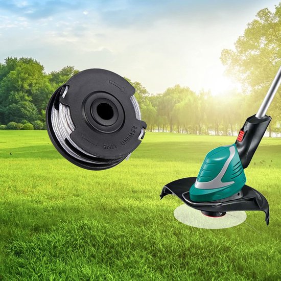 OIMG Maaidraad - 4 Stuks - trimmerdraad - Reserve draden - draadspoelen - Geschikt Voor Vervangende spoel Geschikt Voor Bosch Art 30-36 LI grasmaaier - 20ft - vervangende spoel Geschikt Voor Bosch Art 24, Art 27, Art 30 grasmaaiers van OIMG — afbeelding 3