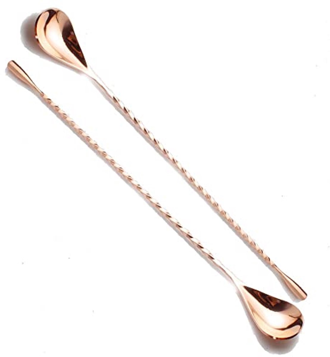2-Pack Mengstaaflepels 30 cm - Roestvrij Staal voor Cocktails