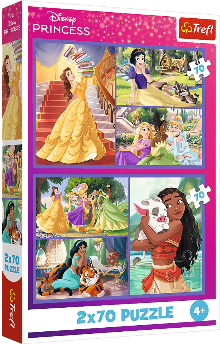 Trefl puzzel Disney Princess - sprookjesachtige dagen - FSC Mix 2x70 stukjes.