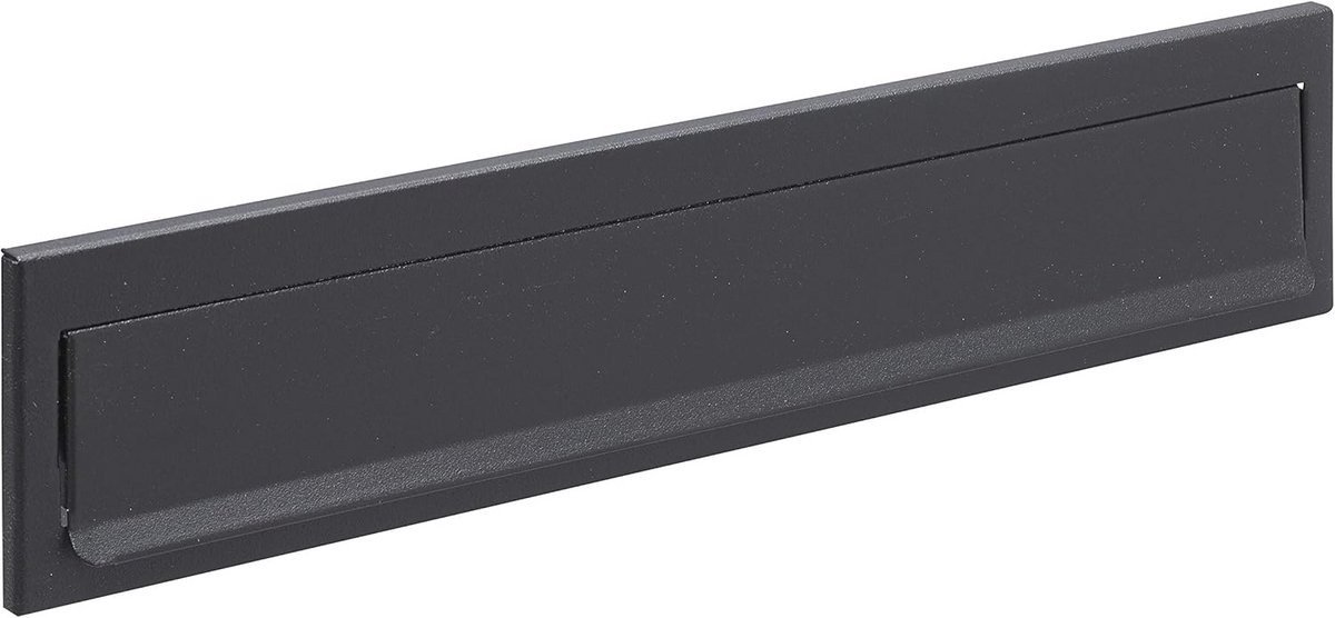 QPFO® brievenbus buiten weerbestendig - grote opening voor gevel of poort - inbouwbrievenbus 34x7 cm