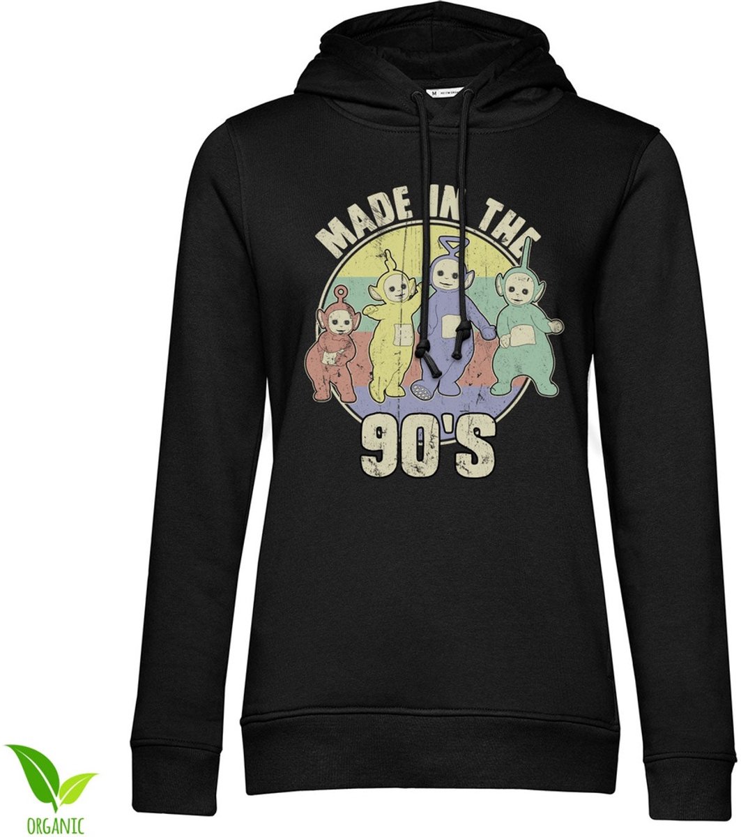 Teletubbies Dames-hoodie 'Made In The 90s' in meisjesachtige stijl CPLG-57-TTUB002-H92-8