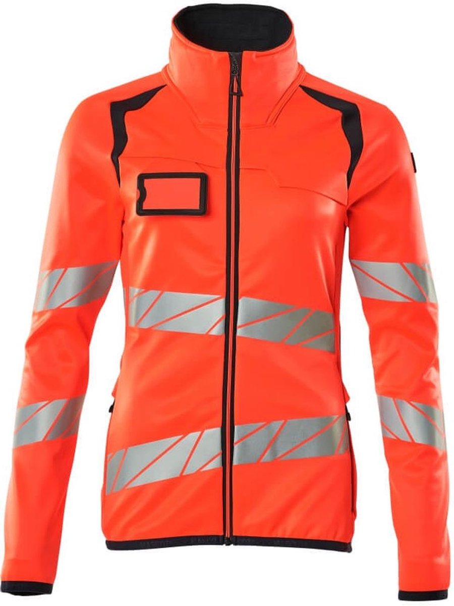 Mascot Accelerate Safe Fleecetrui met rits 19153-315 - hi-vis rood/donkermarine - 3XL