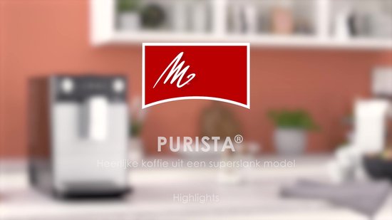 Melitta Purista F23/0-101 - Volautomatische espressomachine - Zilver