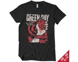 Green Day T-shirt American Idiot Spiral Arm T-shirt WMX-1-GDAY001-H93-11