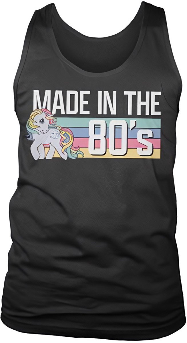 My Little Pony Made In The 80'S Tank Top Black-S