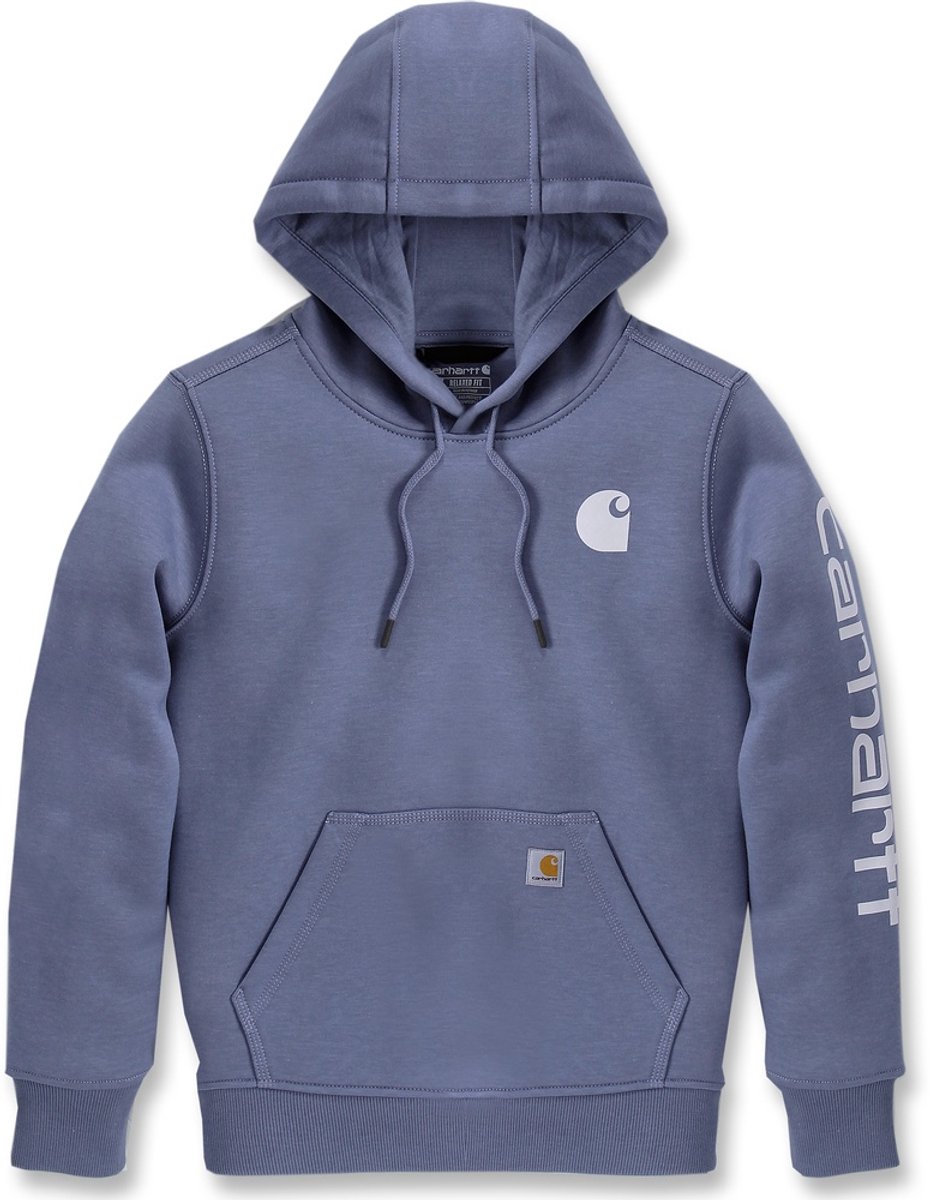 Carhartt Damen Logo Sleeve Graphic Sweatshirt 102791 -XS Wisteria Heather