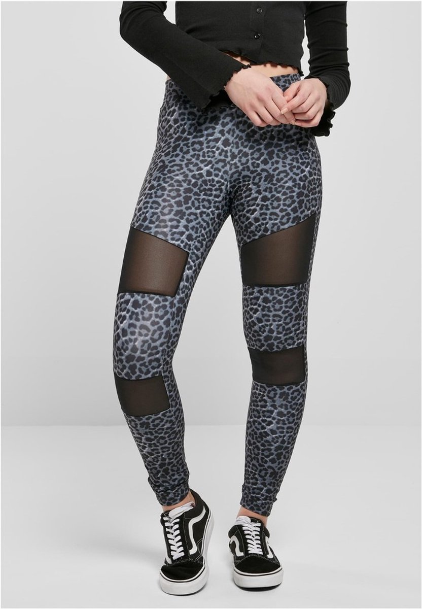 Urban Classics Tech Mesh AOP Legging 3XL Multicolours Multicolor