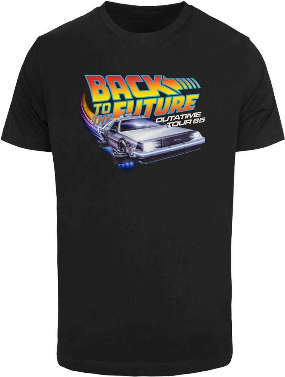 Merchcode Back To The Future - Outatime 85 Heren T-shirt - XL - Zwart