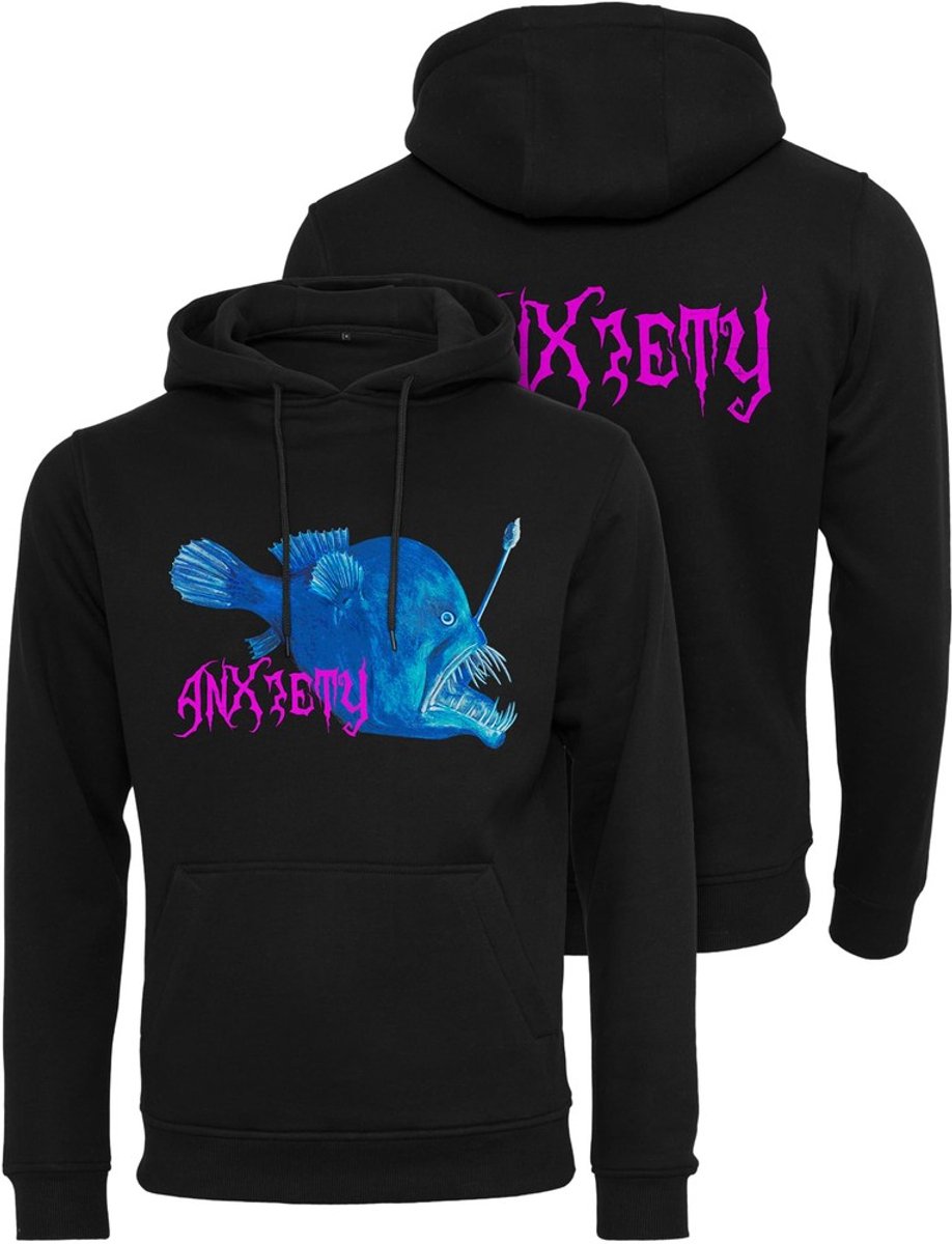 Mister Tee Anxiety Hoodie/trui M Zwart