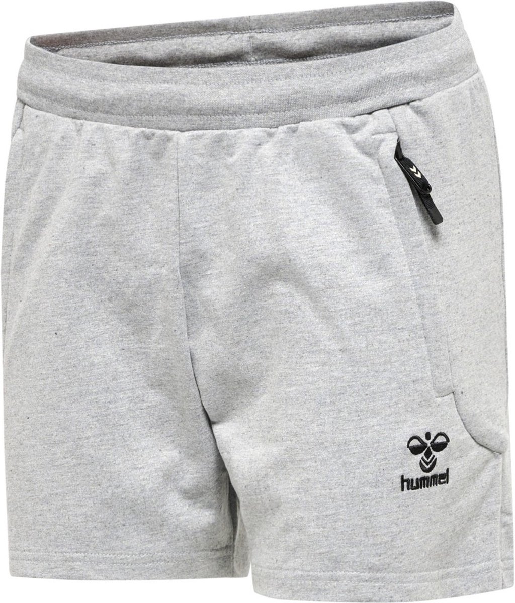 Hummel Damen Shorts Hmlmove Grid Cot. Shorts Woman Grey Melange-XL