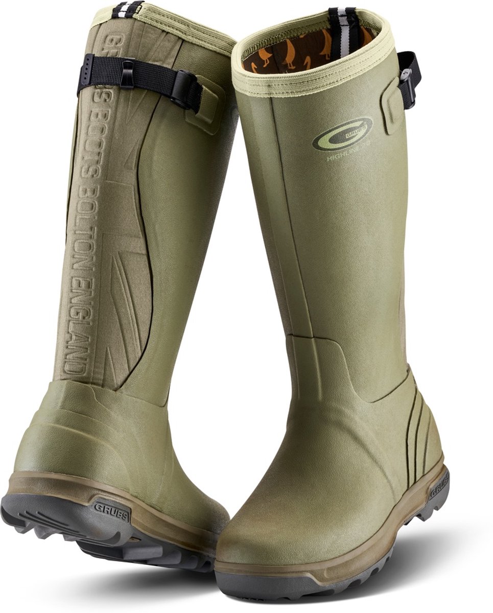 Grubs rubberlaarzen Highline 2.0 Unisex Wellies GHIGH2.0 Groen-43 (UK: 9, DE: 43)