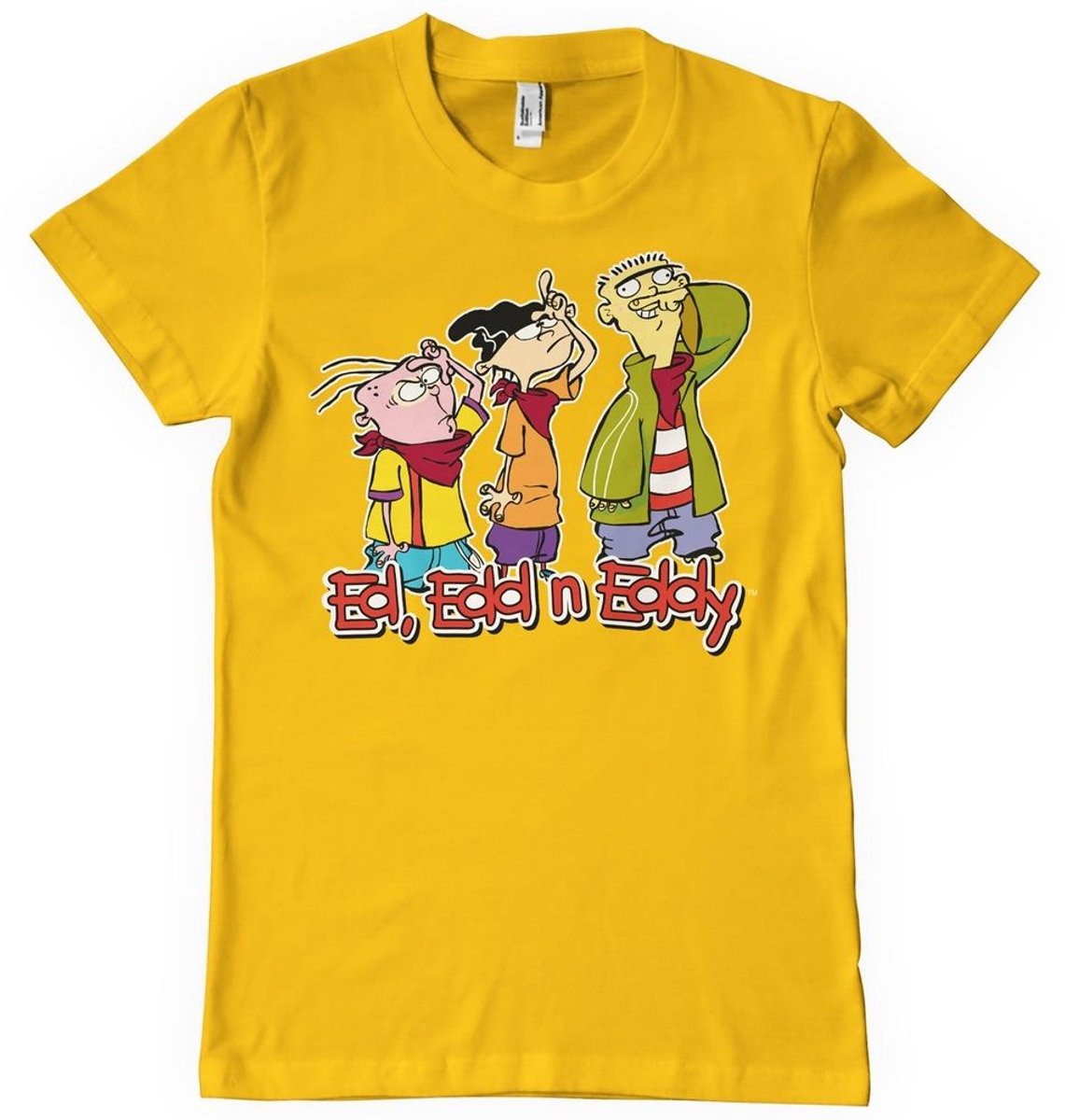 Cartoon Network Ed, Edd n Eddy T-Shirt WB-1-EEE001-DTF920 Gold-XXL