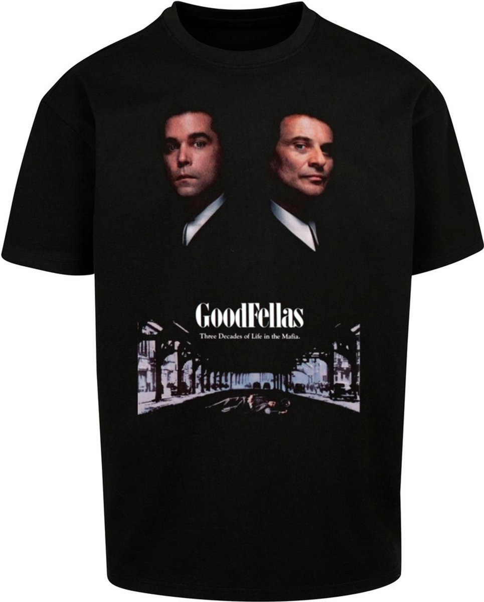 Mister Tee Goodfellas Poster Oversize Heren T-shirt S Zwart