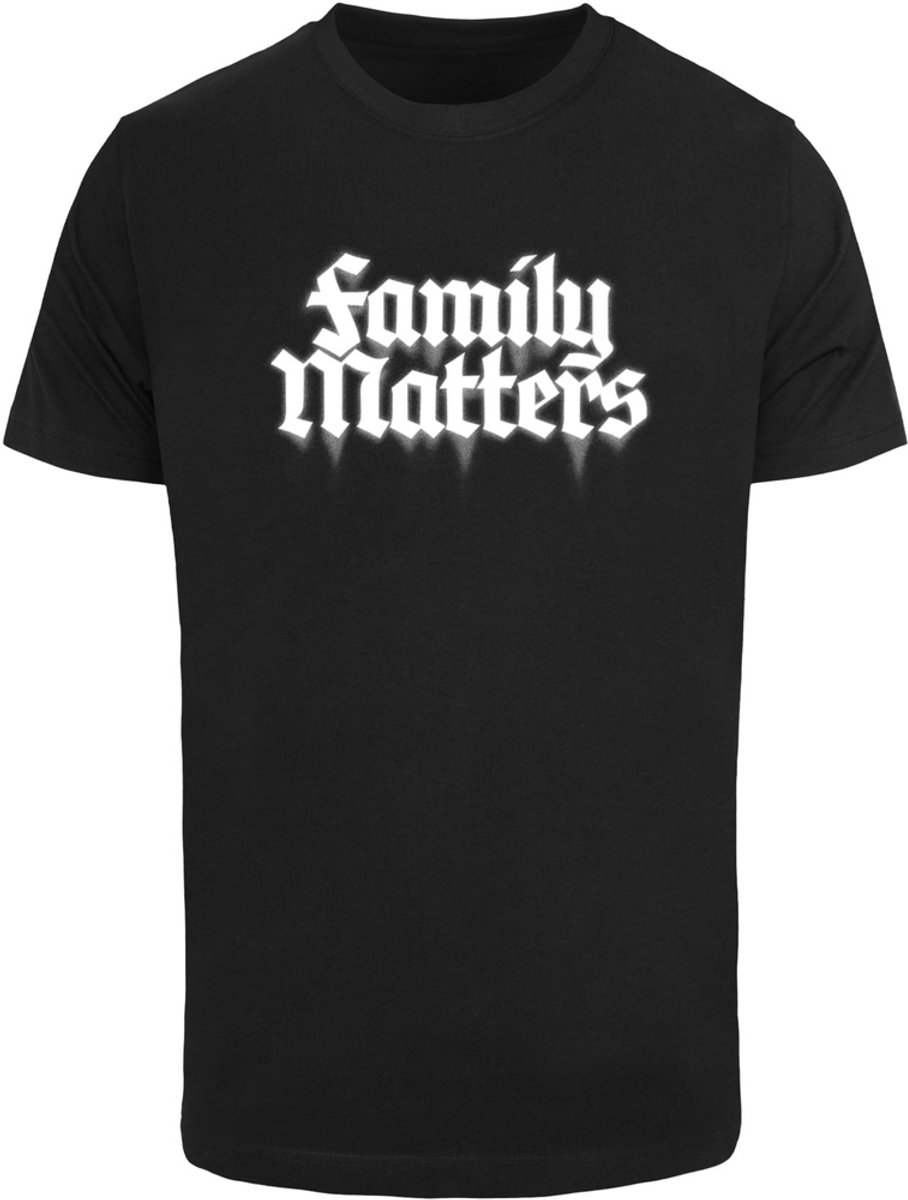 Mister Tee Family Matters Heren Tshirt L Zwart