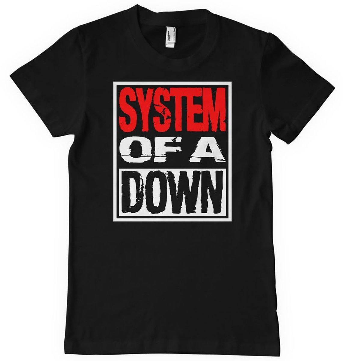 System Of A Down Logo T-Shirt WMX-1-SOAD006-H92-3 Black-S