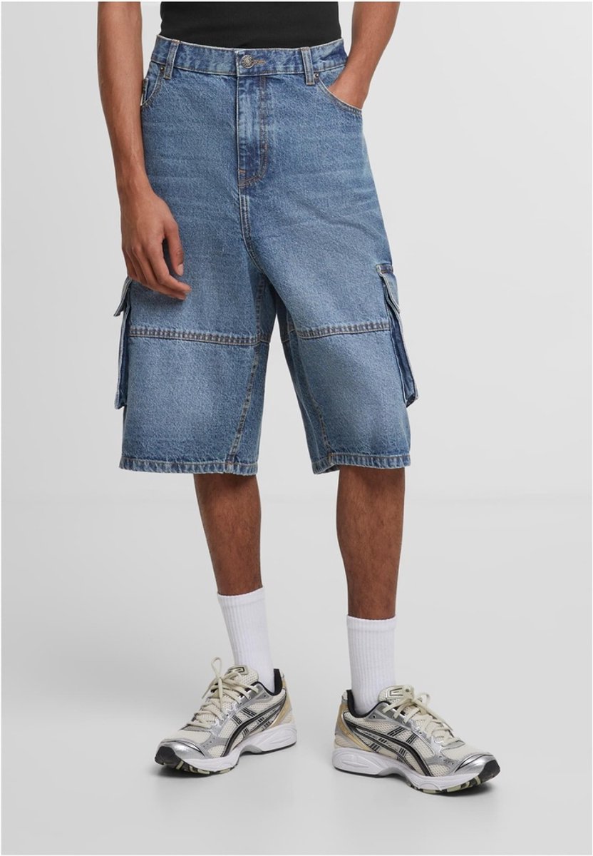 Urban Classics Relaxed Cargo Shorts Shorts 34 Katoen Blauw