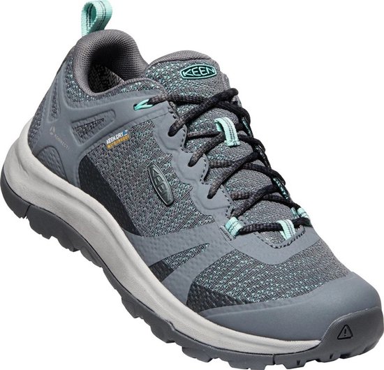 Chaussures de randonnée Keen Terradora II Femme Gris Acier/ Wave Ocean |  Gris | Mesh | Taille 39,5
