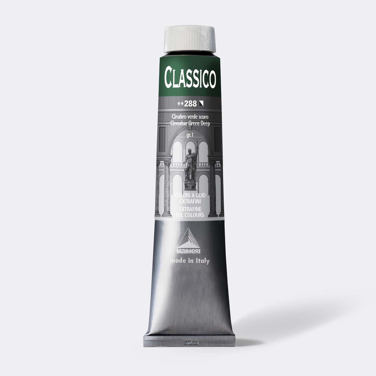 Maimeri Classico - olieverf - vermiljoengroen donker 288 - tube 200ml