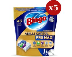 Bingo Vaatwascapsules Pro Max 200st (5 x 40st)